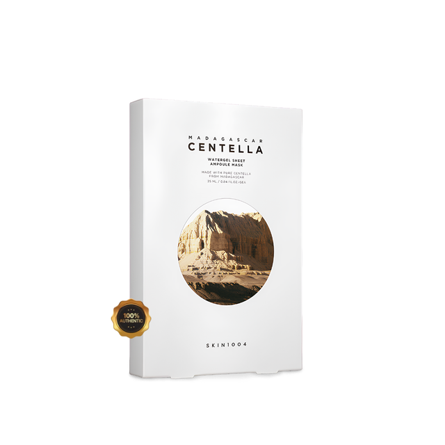 Skin1004 Centella Watergel Ampoule Mask – Mascara Facial em Gel Caixa 5Pc 25ml