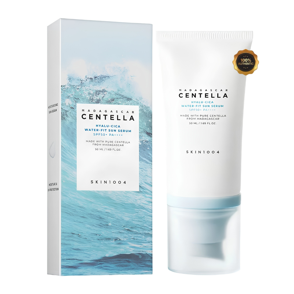 Protetor Solar Facial Skin1004 Madagascar Centella Hyalu Cica Water Fit Sun SPF50+ – Protetor Solar 50mL