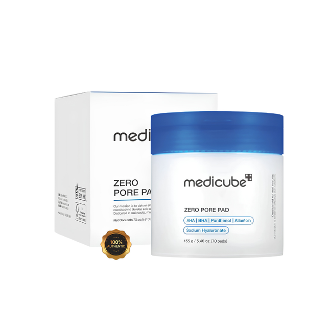 Tonico Facial em Pads Medicube Toner Pads Zero Pore – Tônico Facial em Pads (70 Unidades) 155g